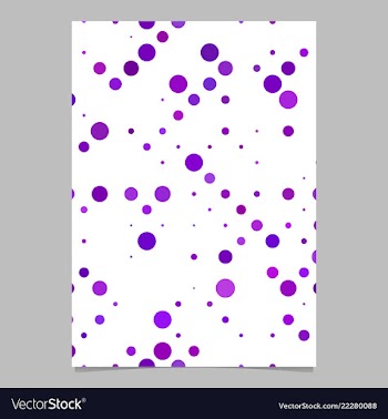 Color circle pattern brochure design - document vector image