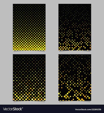 Color circle pattern brochure template set vector image