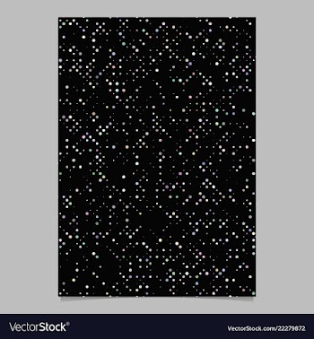 Color circle pattern flyer template - cover vector image