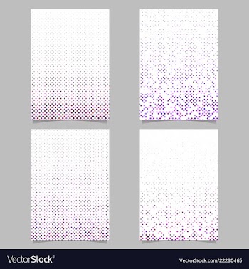 Color circle pattern flyer template set vector image