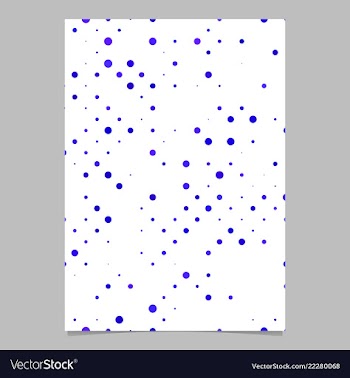 Color circle pattern poster design - page vector image