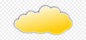 Color Cloud Yellow /weather/clouds/color Clouds - Yellow Cloud Clipart