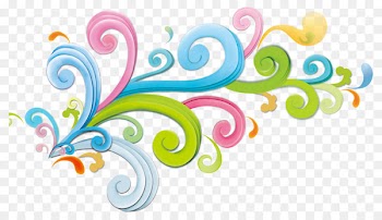 Color - Creative colorful curly decoration background 