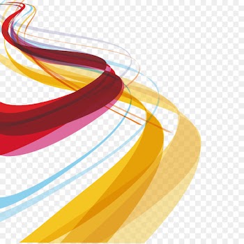 Color Curve Graphic design - Vector curves and wavy lines 