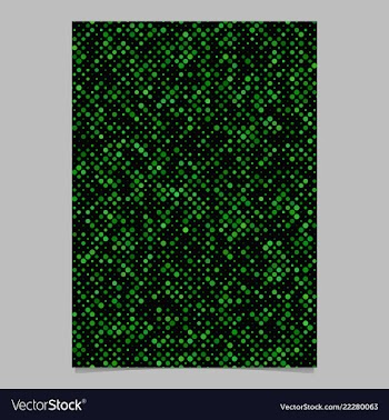 Color dot pattern brochure design - cover vector image