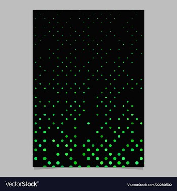 Color dot pattern brochure template - cover vector image