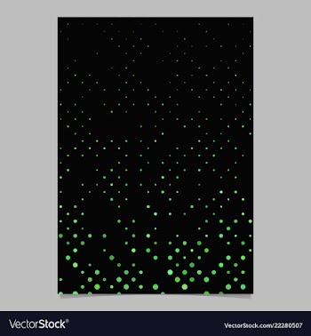 Color dot pattern brochure template - page vector image