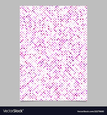 Color dot pattern poster design - document vector image