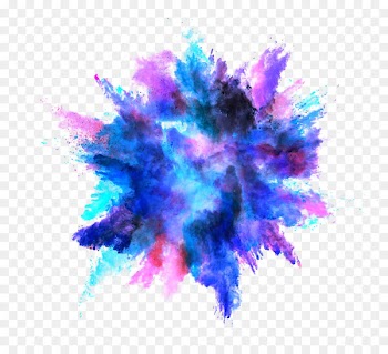 Color Dust explosion - explosion 