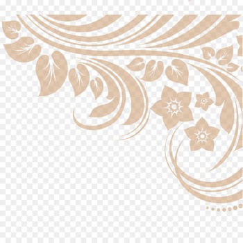 Color Euclidean vector Computer file - Coffee color winding flower rat vector material 