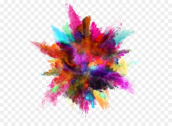 Color Explosion Stock photography White Royalty-free - Dust color 