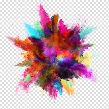 Color Explosion White , Dust color, red and multicolored explosion ...