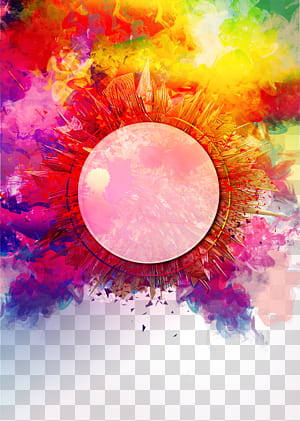 Color Explosion White , Dust color, red and multicolored explosion ...