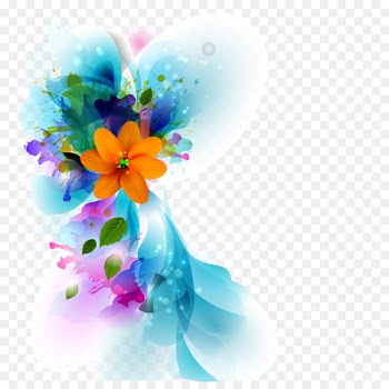 Color Flower Pattern - Colorful floral background vector material 