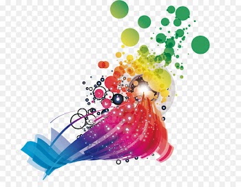 Color gradient - Colorful abstract decorative elements 