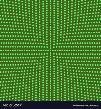 Color halftone abstract retro circle pattern vector image