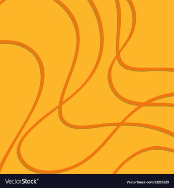 Color hand-drawing wave sea background abstract vector image