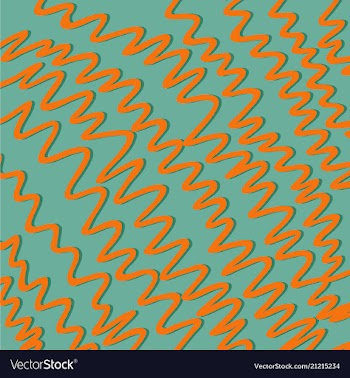 Color hand-drawing wave sea background abstract vector image