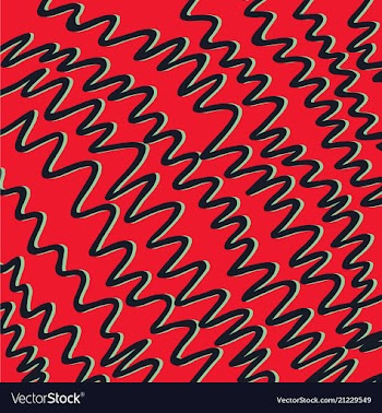 Color hand-drawing wave sea background abstract vector image