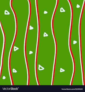 Color hand-drawing wave sea background abstract vector image