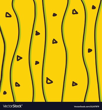 Color hand-drawing wave sea background abstract vector image
