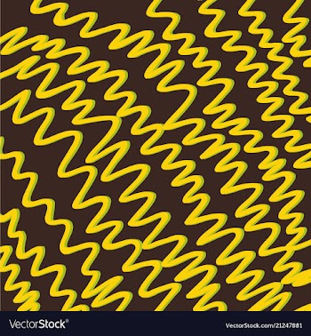 Color hand-drawing wave sea background abstract vector image