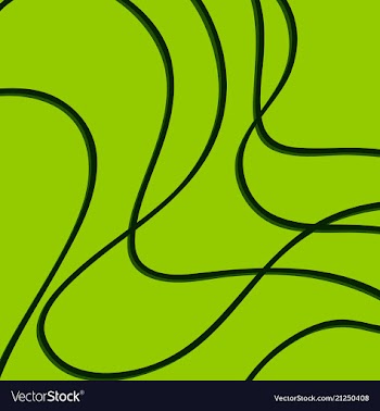 Color hand-drawing wave sea background abstract vector image