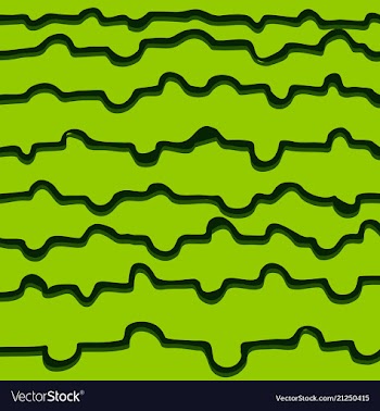 Color hand-drawing wave sea background abstract vector image