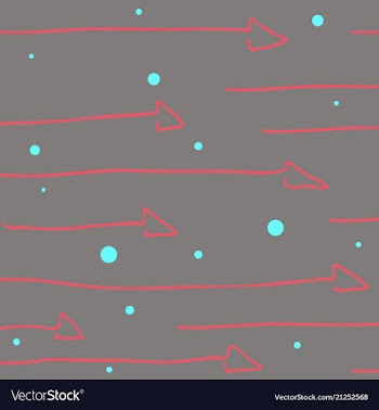 Color hand-drawing wave sea background abstract vector image