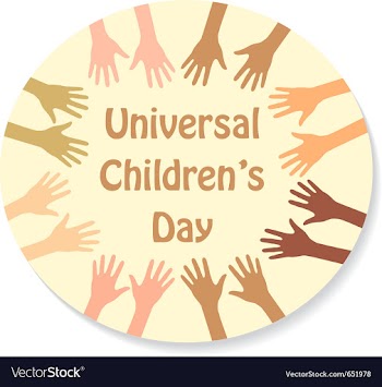 Color hands around the text sticker vector image