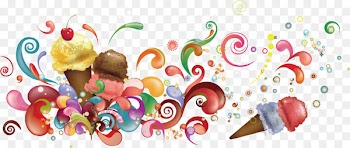 Color Illustration - Vector colorful ice cream 