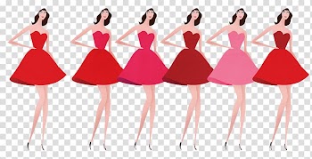 Color Illustration, Women's color designs transparent background PNG clipart