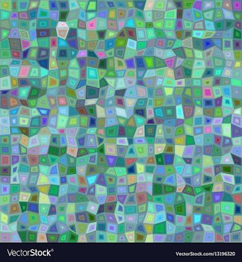 Color irregular rectangle mosaic background vector image