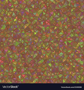 Color irregular triangle mosaic background design vector image