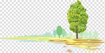 Color Landscape Nature, ppt decorative material transparent background PNG clipart