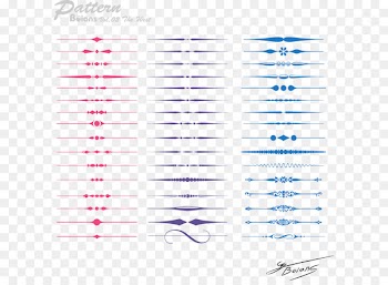 Color line border pattern 