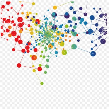 Color Line - Colored dots and connecting lines 