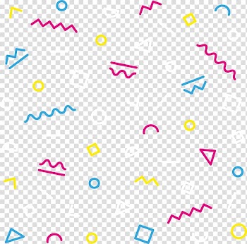 Color lines geometric patterns transparent background PNG clipart
