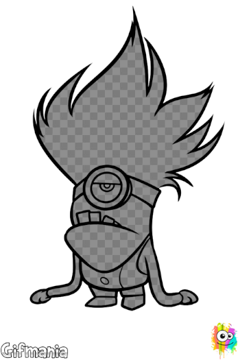 Color now this purple minion, the Evil Minion. #minion ...