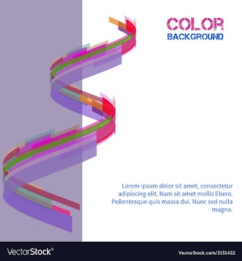 Color on an abstract of a modern design vector image