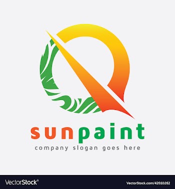color painting logo template
