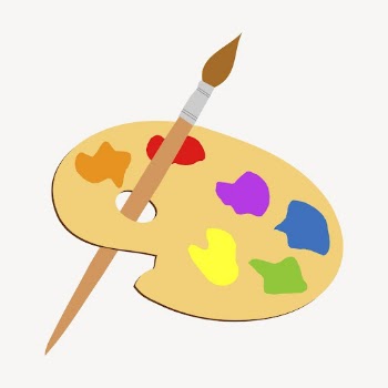 Color palette sticker, art equipment | Free Vector - rawpixel