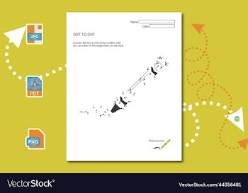 color pencil dot to dot worksheet