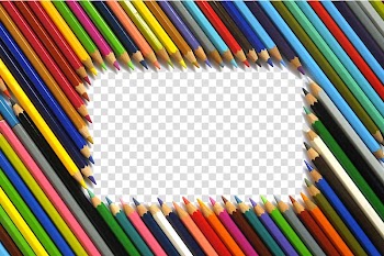 Color pencil-themed frame, Paper Colored pencil Drawing Watercolor painting, Colored pencils background transparent background PNG clipart