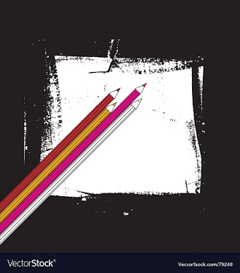 Color pencils vector image