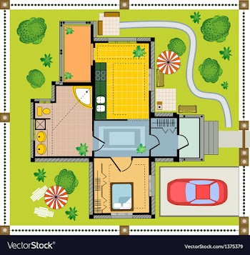  					Color Plan country vector image														