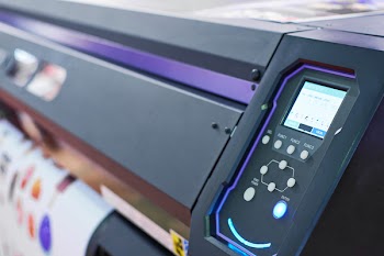 color plotter control panel