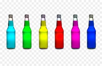 Color Rainbow Wallpaper - Bottles of various colors 