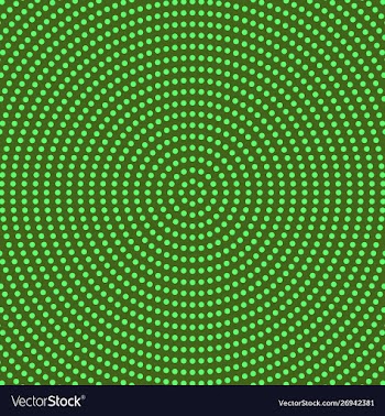 Color retro circular dot pattern background vector image