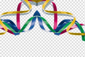Color ribbon transparent background PNG clipart